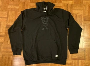 Adidas X Disney Sport Hoodie Pullover Mens Size XL Black Mickey Mouse NWT - Picture 1 of 10