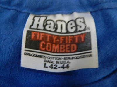 VTG 80S T SHIRT M/L IBM 3081 DYADIC COMPUTER 1980 HANES TAG RAINIER BANK SEATTLE - Image 1 of 4