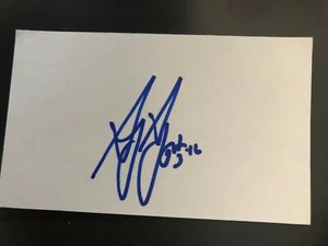 Minnesota Twins / Kansas City Royals GREG GAGNE autographed 3x5 Index Card - Picture 1 of 1