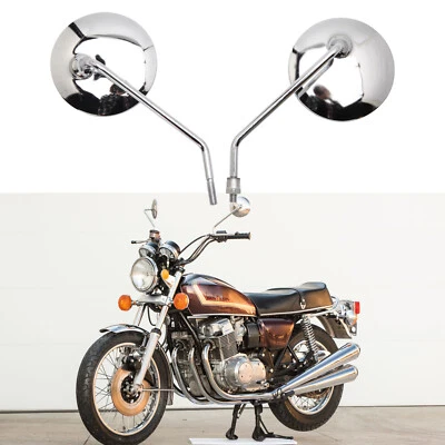 For Honda Shadow Spirit 750 2007 2005 10mm Motorcycle Scooter Rearview Mirror - Imagem 1 de 4