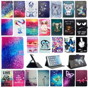 Leather Flip Tablet Case Cover For Samsung Galaxy Tab E A 9.6 9.7 10.1 10.4 10.5 - Picture 1 of 27