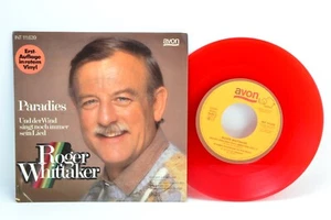 ROGER WHITTAKER Paradies - Avon Erst Auflage Rotes Vinyl 7" Single 1987 - Picture 1 of 2