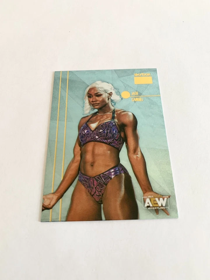 Jade Cargill Skybox Premium Star Sapphire 2022 Skybox Metal Universe AEW # PP-5 - Image 1 of 3