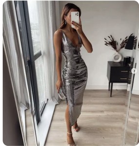 sequin dress zara