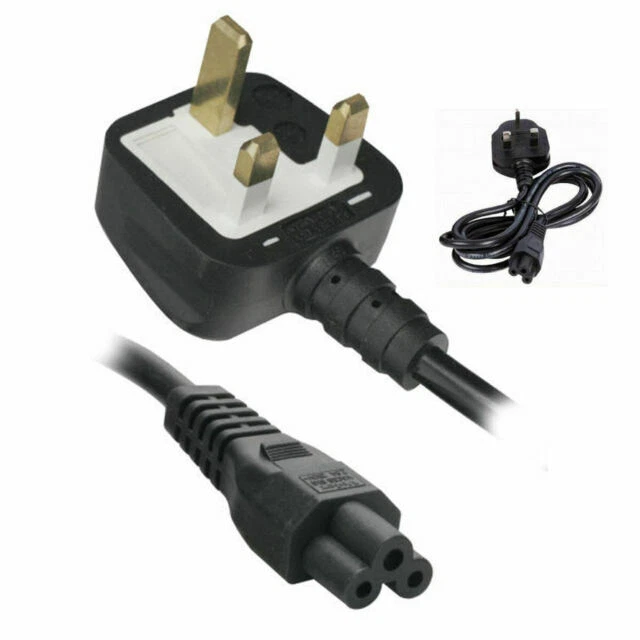 Cables UK 2m Clover Power Supply for Laptop