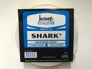 2-Washable 2-Foam Felt Filters For Shark Navigator NV22 NV36 UV400 XF22 NV22L - Picture 1 of 4
