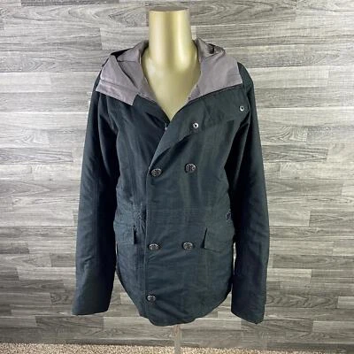 BURTON Dry Ride Snap & zip Up Black/Purple Ski Hooded Jacket Women's Size Large - Изображение 1 из 4