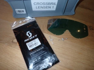 Scott MX Goggle Replacement Lens Recoil Xi/80's WORKS GREY LEXAN 205187-116 - Picture 1 of 1