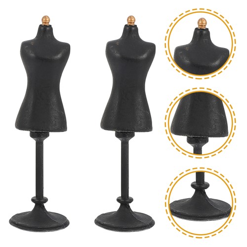 VETEMENTS 2 pezzi mini manichino stand bambino bambino casa delle bambole forma vestito miniatura appendiabiti