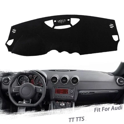 New For Audi TT 2008-2015 black Dashboard Cover Dashmat Dash Anti-Glare Mat Pad - Image 1 of 4