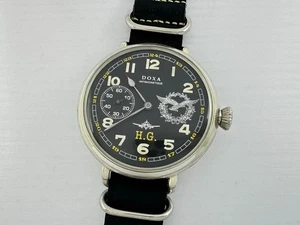 Doxa Laco Flieger Hermann Goring Luftwaffe Piloten WWII Vintage Swiss Herrenuhr - Bild 1 von 13