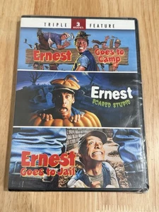 Ernest Goes to Camp/Ernest Scared Stupid/Ernest Goes to Jail DVD,2-Disc Sealed - Picture 1 of 3