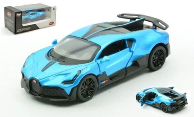 MODELLINO AUTO STATICO RE.EL.TOYS BUGATTI DIVO BLU MODELLISMO SCALA 1:43 - Immagine 1 di 4