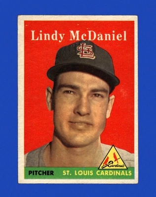 1958 Topps Set-Break #180 Lindy Mcdaniel EX-EXMINT *GMCARDS* - Image 1 of 2