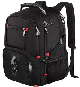 Travel Laptop Backpack – Large Capacity, Business & College Bag with USB Char... - Picture 1 of 6