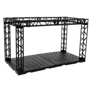Plataforma de escenario de exhibición de figuras: estante de exhibición de muñecas de mesa base hobby - Imagen 1 de 12