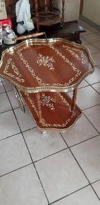 Tavolino Portavivande classico legno. alt cm 70 x L. cm 79 come nuovo - Foto 1 di 6