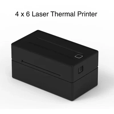 Professional BlueTooth Thermal Laser Label Printer Y486BT 4x6 Business Portable - Image 1 of 4
