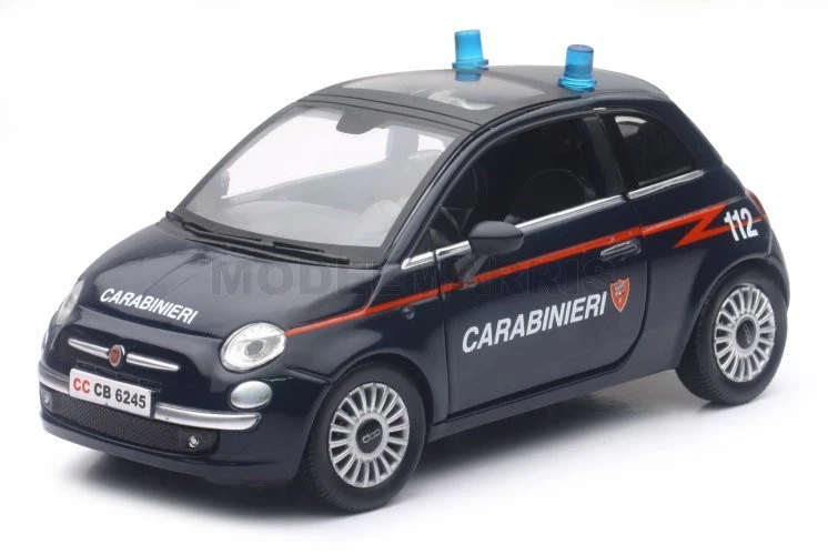 NEW RAY 71363 1/24 Fiat 500 - Carabinieri - Immagine 1 di 1