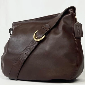 Bolso de Hombro COACH Old Coach Cuero Grabután Marrón - Imagen 1 de 10
