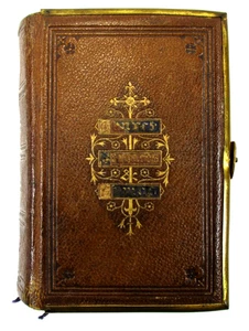 "The Book of Common Prayer" 1850er Mini Leder HC - Charles Courtier & Sons UK - Bild 1 von 8