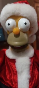 Tanzender sprechender Homer Simpson Santa animierte Figur - Die Simpsons Weihnachten - Bild 1 von 5