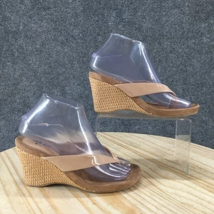 NUEVAS Sandalias Style & Co Para Mujer 6.5 M Chicklet Informales Sin Cordones Tanga Cuña Marrón - Imagen 1 de 18