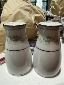 NORITAKE COLBURN # 6107~ Beautiful Fine China ~ Salt & Pepper Shakers~ Vintage - Picture 1 of 3