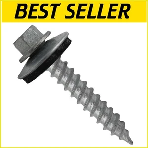 Viti per Tetti ReGrip 12 x 1-1/2" Resistenti con Punta Affilata e Rondella - Confezione da 250 - Foto 1 di 6