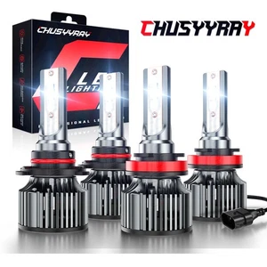 For 2015-2020 Chevy Tahoe Suburban 4PCS Headlights LED High Low Beam Bulbs - Picture 1 of 11