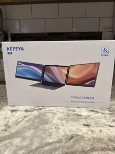 🌳Kefeya S2 Tripple Laptop Screen Extender 14" 1080P FHD 13"-17.3 Laptops🎃 - Picture 1 of 2