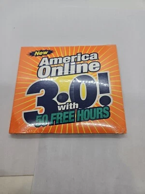 America Online 3.0 Installation Kit (1997) New and Sealed 50 Hours - Image 1 of 2