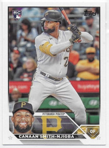 2023 Topps Update #US187 Canaan Smith-Njigba RC - Pittsburgh Pirates