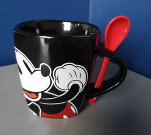 Disney "Have a great day" Mickey Mouse Cup / Mug And Spoon By Jerry Leigh - Picture 1 of 5