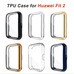 Etui ochronne na ekran do Huawei Watch Fit 2 ochronne zderzak TPU pełna pokrywa - Zdjęcie 1 z 18