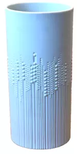 Rosenthal Wirkkala Studio Line Danish Porcelain Pearl Drop Op Art Vase Vtg Mcm - Picture 1 of 14
