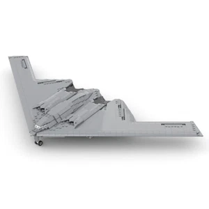 B-2 Heavy Strategic Bomber with Display Stand 1:72 Scale 1847 Pieces MOC Build - Picture 1 of 7