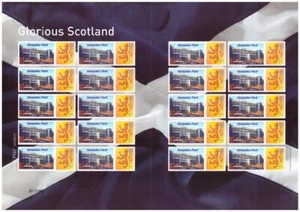 TS-266 (Variant) 2007 Hampden Park Brian Warkcup Themed Smilers Sheet - Picture 1 of 1