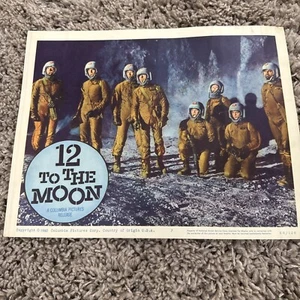 Tarjeta de vestíbulo: 12 To The Moon 11"x14" tarjeta de vestíbulo #7 ciencia ficción Ken Clark Michi Kobi... - Imagen 1 de 10