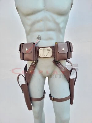 The Axe Woves Mandalorian, cinto fantasia inspirado na 3ª temporada com arma 35 blaster - Imagem 1 de 4