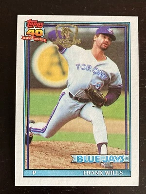 1991 Topps Operation Desert Shield #213 Frank Wills Toronto Blue Jays - Image 1 of 2