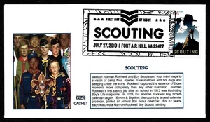 USA, SCOTT # 4472, GLEN FDC COVER OF 2010 SCOUTING, BOY SCOUTS - Picture 1 of 1
