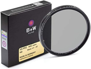 B+W 77 mm Xs-Pro Digital Vario ND avec revêtement nano multirésistant