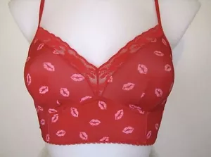 Inc International Concepts Damen ungefütterter Bralette BH - Größenwahl - Lippen - rot - Bild 1 von 4