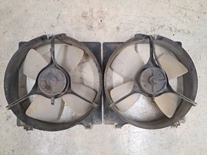 91-95 Toyota MR2 Non-Turbo OEM Radiator Fan Fans Shroud Set Left Right 92 93 94 - Picture 1 of 7