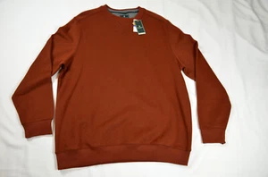 G.H. Basspullover Herren XL Mountain Fleece Crew braun Sweatshirt mittelschwer neu mit Etikett - Bild 1 von 3