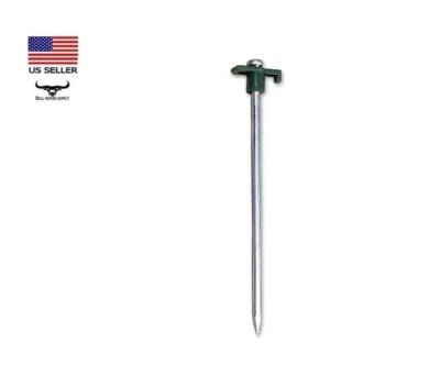 ÚNICA estaca de tienda de acero de 10" - anclaje toldos, tienda, refugios para sol y árboles Foto 1 de 4