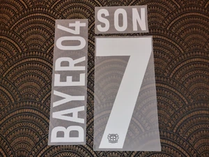 Bayer 04 Leverkusen Son 7 Korea Flex Flock Beflockung für Trikot W0031 - Bild 1 von 1