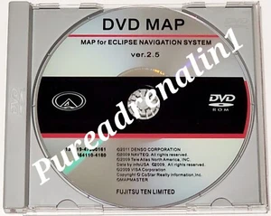 ECLIPSE NAVIGATION MAP DISC VER 2.5 DVD MDV-82D AVN-62D AVN-52D 6620 5510 6610