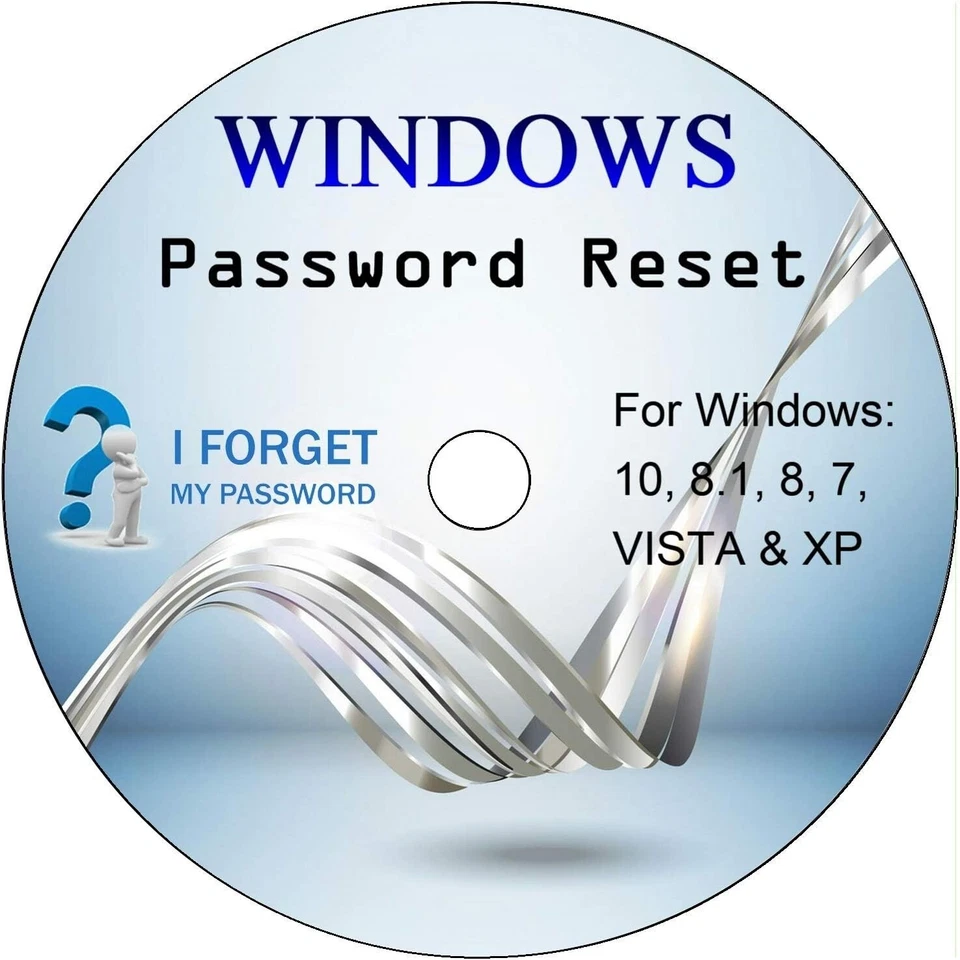 CD-ROM Bootable Reset Password Windows Sblocco Facile utility - Imagen 1 de 1